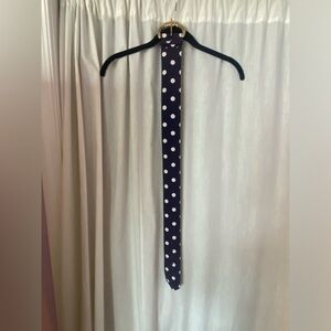 Vintage Blue & White Polka Dot Belt